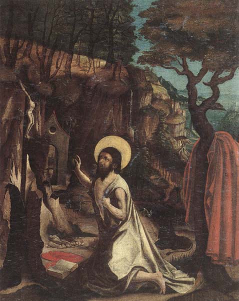 Saint jerome in the wilderness